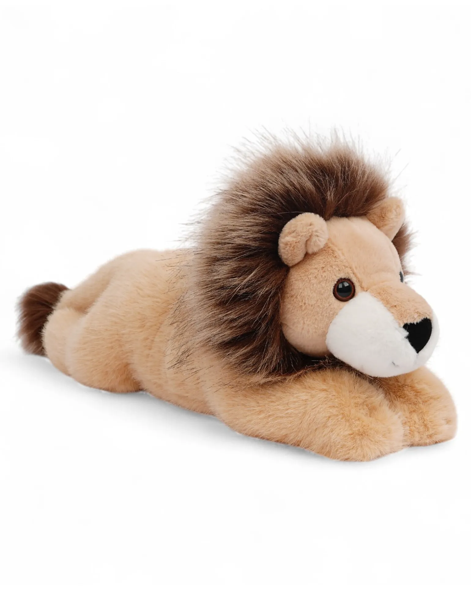 Peluche Ponderato Leonard il Leone - il Peluche che ti Abbraccia - 40 x 13 x 15 cm - 100% Materiali Riciclati