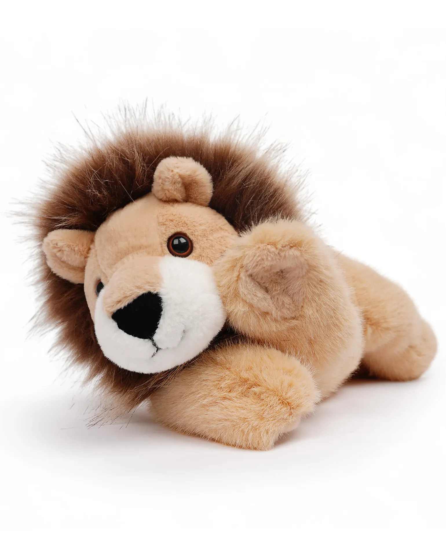 Peluche Ponderato Leonard il Leone - il Peluche che ti Abbraccia - 40 x 13 x 15 cm - 100% Materiali Riciclati