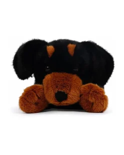 Peluche Ponderato Pumpkin il Bassotto Sdraiato - il Peluche che ti Abbraccia - 33 x 13 x 12 cm - 100% Materiali Riciclati