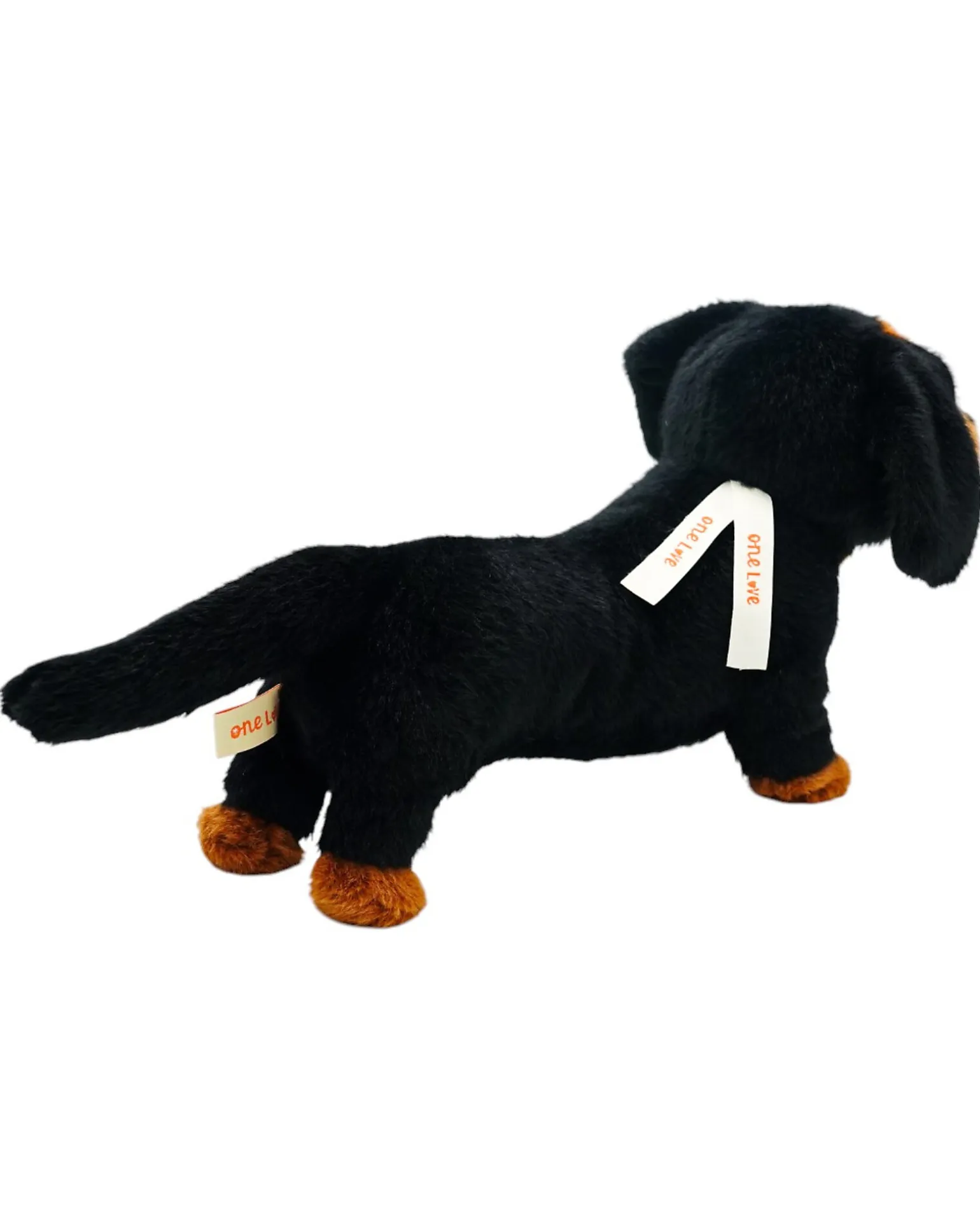 Peluche Ponderato Pumpkin il Bassotto - il Peluche che ti Abbraccia - 40 x 17 x 18 cm - 100% Materiali Riciclati