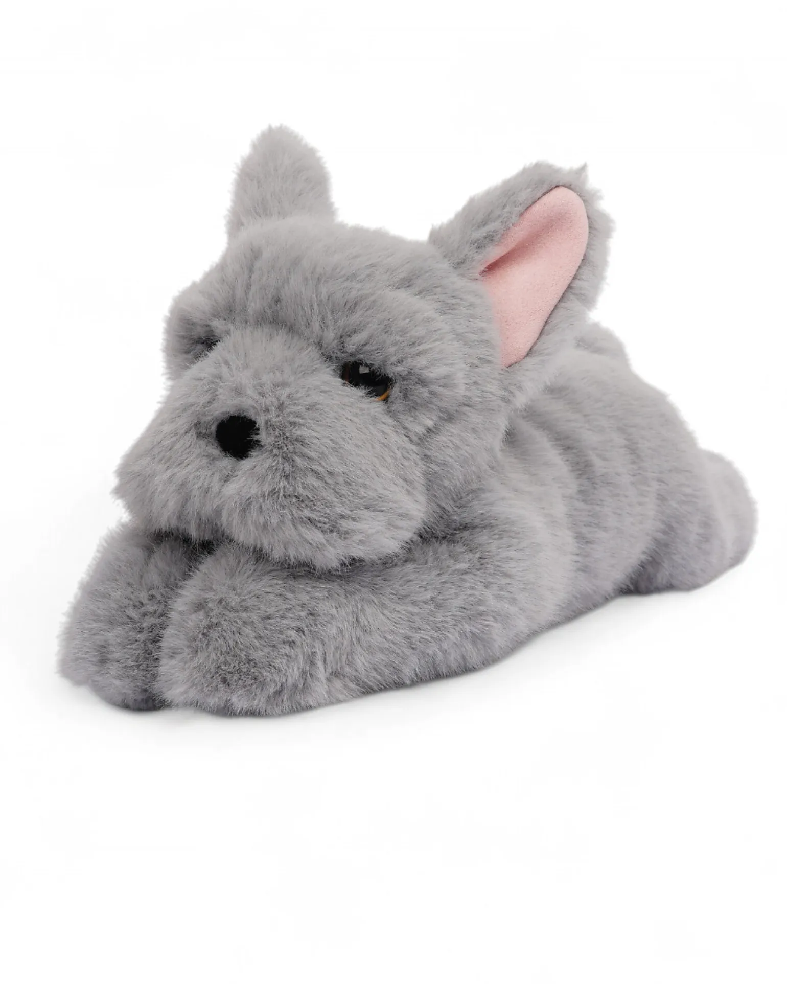 Peluche Ponderato Remy il Bulldog - il Peluche che ti Abbraccia - 35 x 13 x 17 cm - 100% Materiali Riciclati