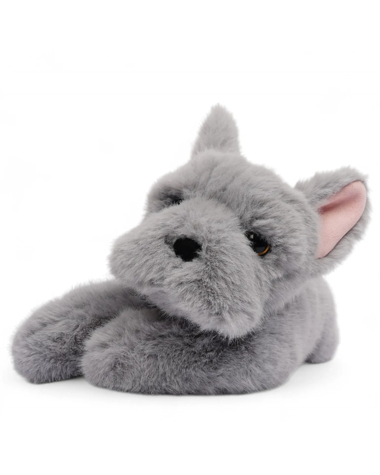 Peluche Ponderato Remy il Bulldog - il Peluche che ti Abbraccia - 35 x 13 x 17 cm - 100% Materiali Riciclati