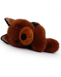Peluche Rex Ponderato il Pastore Tedesco - il Peluche che ti Abbraccia - 37 x 13 x 15 cm - 100% Materiali Riciclati
