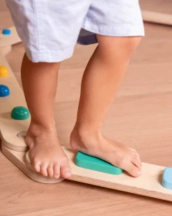 Percorso Sensoriale di Equilibrio Montessori - Sviluppo Psicomotorio - 2+ anni - in Legno