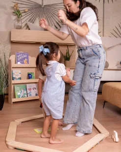 Percorso Sensoriale di Equilibrio Montessori - Sviluppo Psicomotorio - 2+ anni - in Legno