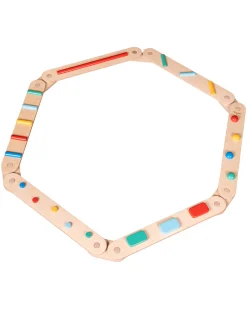 Percorso Sensoriale di Equilibrio Montessori - Sviluppo Psicomotorio - 2+ anni - in Legno