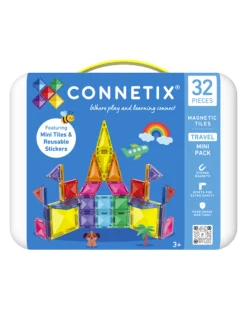 32 Pezzi - Mini Pack da Viaggio - 100% Plastica ABS Atossica - Apprendimento STEM!