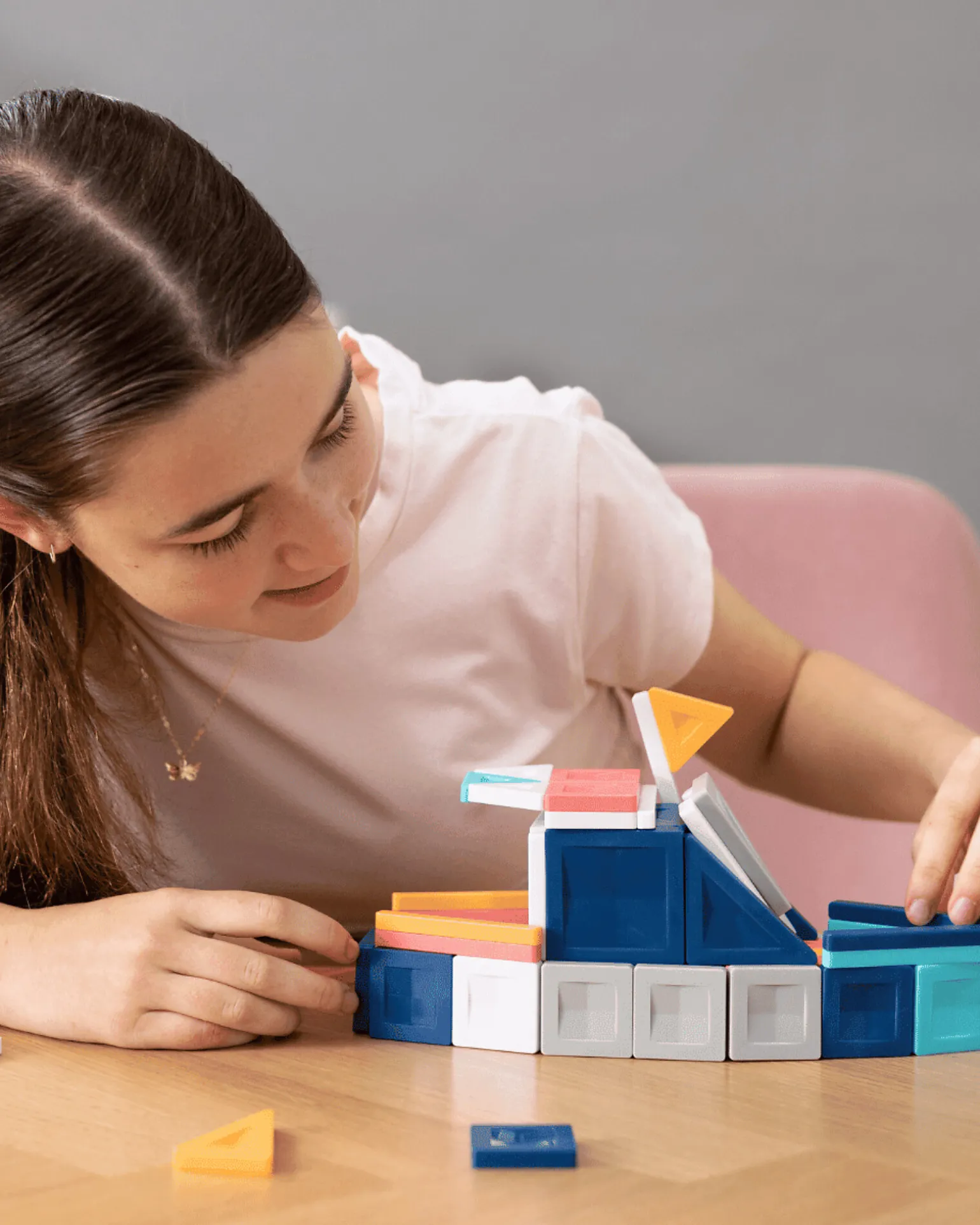 70 Pezzi - Pacco Costruttori Pro - 100% Plastica ABS Atossica - Apprendimento STEM!