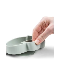 Piatto a Scomparti - Silicone Alimentare - Stick&Stay - Birdee - Verde
