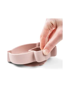 Piatto a Scomparti - Silicone Alimentare - Stick&Stay - Birdee - Cipria