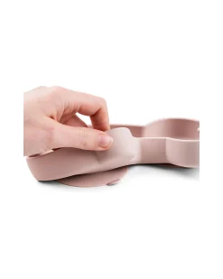 Piatto a Scomparti - Silicone Alimentare - Stick&Stay - Lalee - Cipria