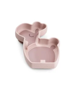 Piatto a Scomparti - Silicone Alimentare - Stick&Stay - Lalee - Cipria