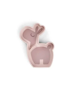 Piatto a Scomparti - Silicone Alimentare - Stick&Stay - Lalee - Cipria