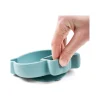 Piatto a Scomparti - Silicone Alimentare - Stick&Stay - Birdee - Blu