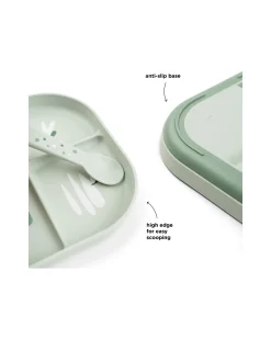 Piatto con Scomparti Foodie - Croco Verde - 100% PP Alimentare