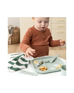 Piatto con Scomparti Foodie - Croco Verde - 100% PP Alimentare