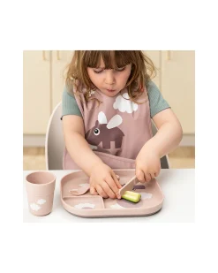 Piatto con Scomparti Foodie - Happy Clouds Cipria - 100% PP Alimentare