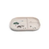 Piatto con Scomparti Tiny Farm - Sabbia - 100% PP Alimentare