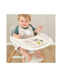 Piatto con Scomparti Tiny Farm - Sabbia - 100% PP Alimentare
