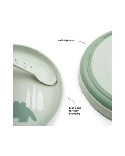 Piatto Foodie - Croco Verde - 100% PP Alimentare
