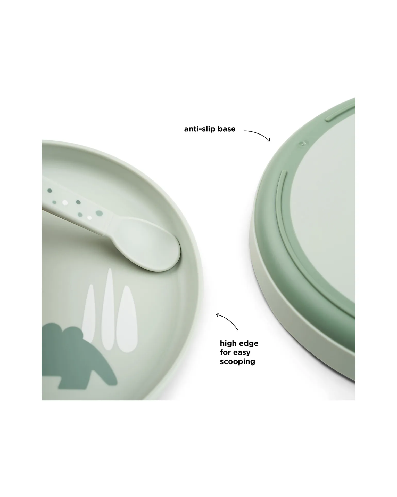 Piatto Foodie - Croco Verde - 100% PP Alimentare