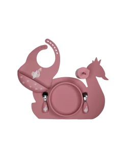 Piatto in Silicone - Rosa Antico - 100% Sicuro