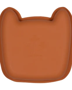 Piatto Lenny il Leopardo - Terra di Siena - Silicone