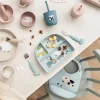 Piatto Stick&Stay - Tiny Farm - Sabbia - 100% Silicone Alimentare - Perfetta Idea Regalo!