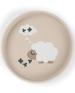 Piatto Stick&Stay - Tiny Farm - Sabbia - 100% Silicone Alimentare - Perfetta Idea Regalo!