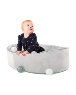 Piscina di Palline - Grigio - Stimola le Capacità Motorie!