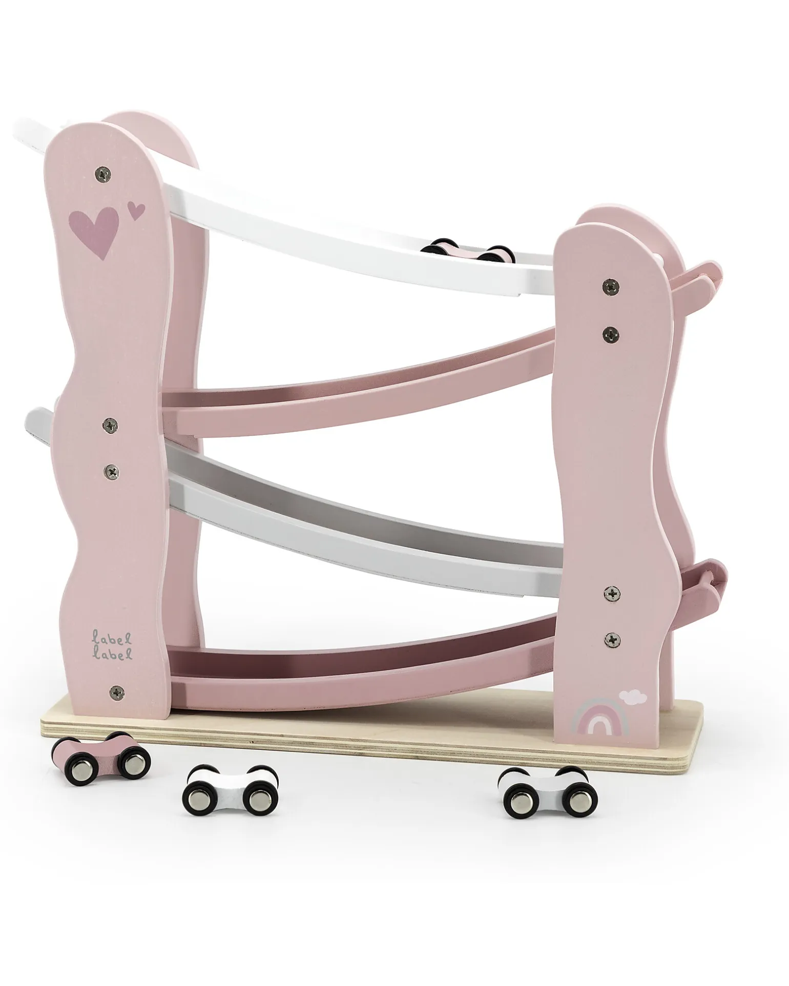 Pista Giocattolo in Legno FSC - Rosa - 18+ m