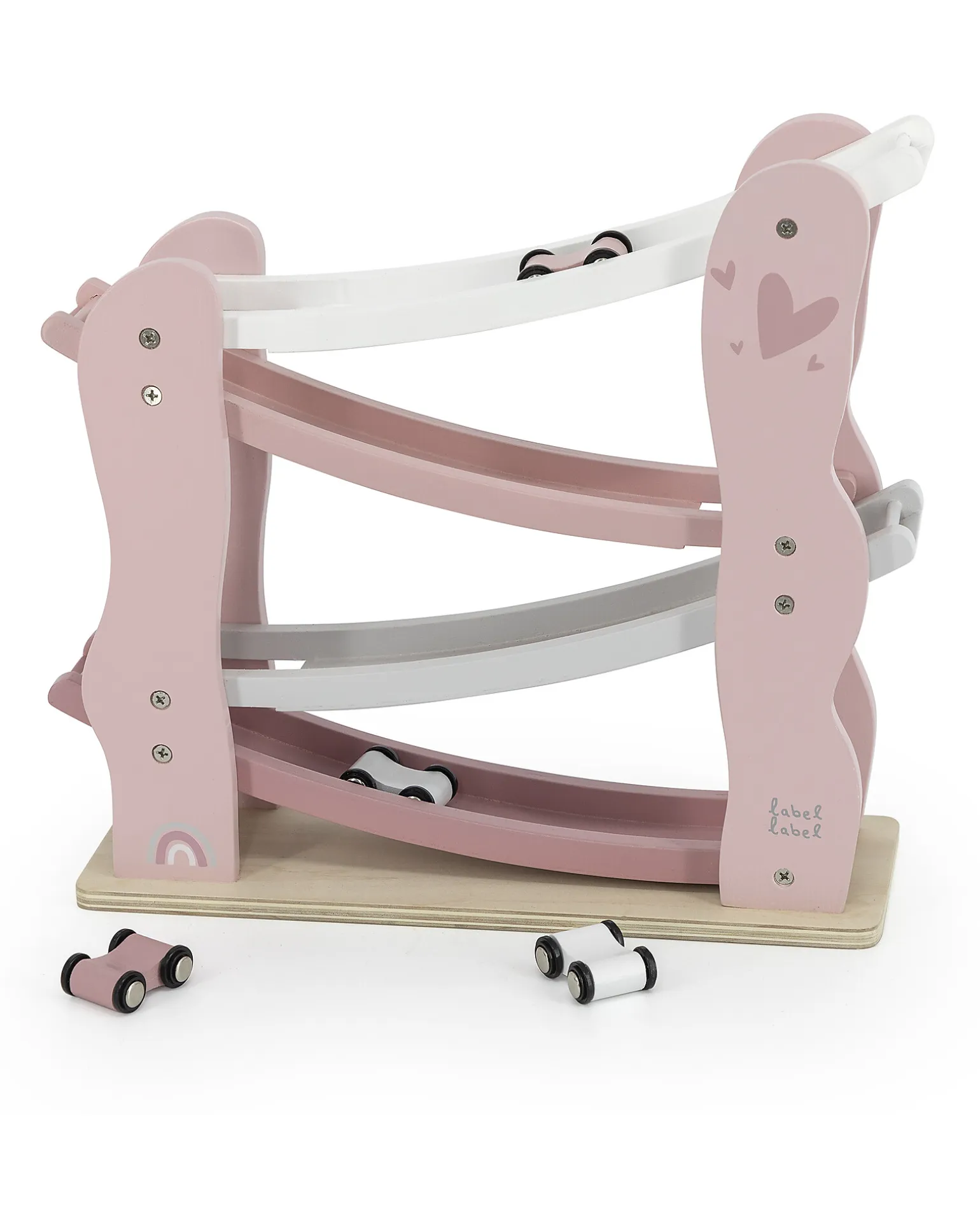Pista Giocattolo in Legno FSC - Rosa - 18+ m