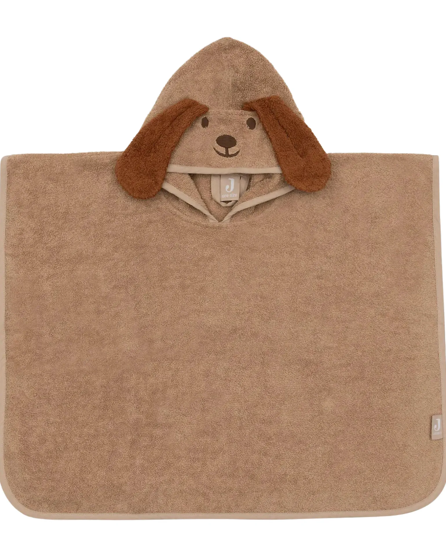 Poncho da Bagno in Spugna - Diego il Cane - Biscotto - 65x62 cm