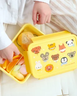 Porta Pranzo Bento - Amici animali - Scomparti Estraibili
