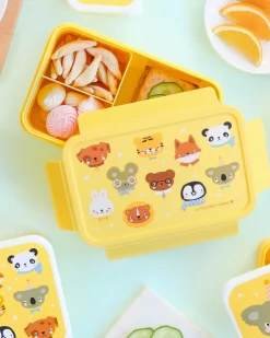 Porta Pranzo Bento - Amici animali - Scomparti Estraibili
