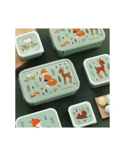 Porta Pranzo Bento - Amici della Foresta - Scomparti Estraibili