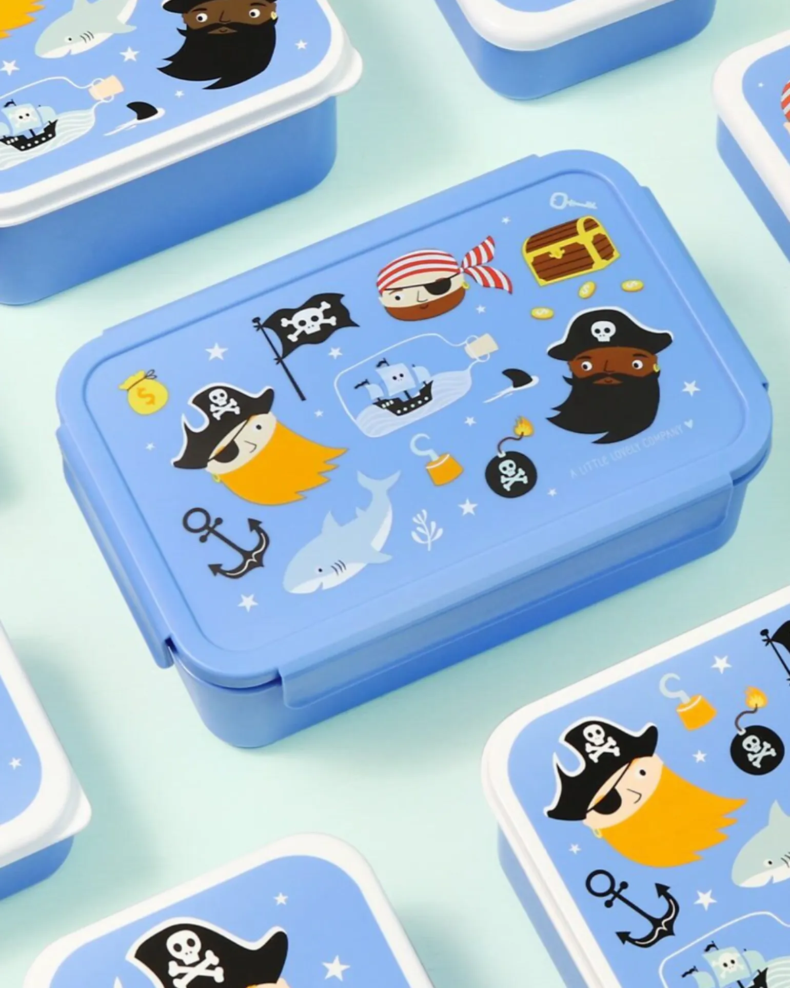 Porta Pranzo Bento - Pirati - Scomparti Estraibili