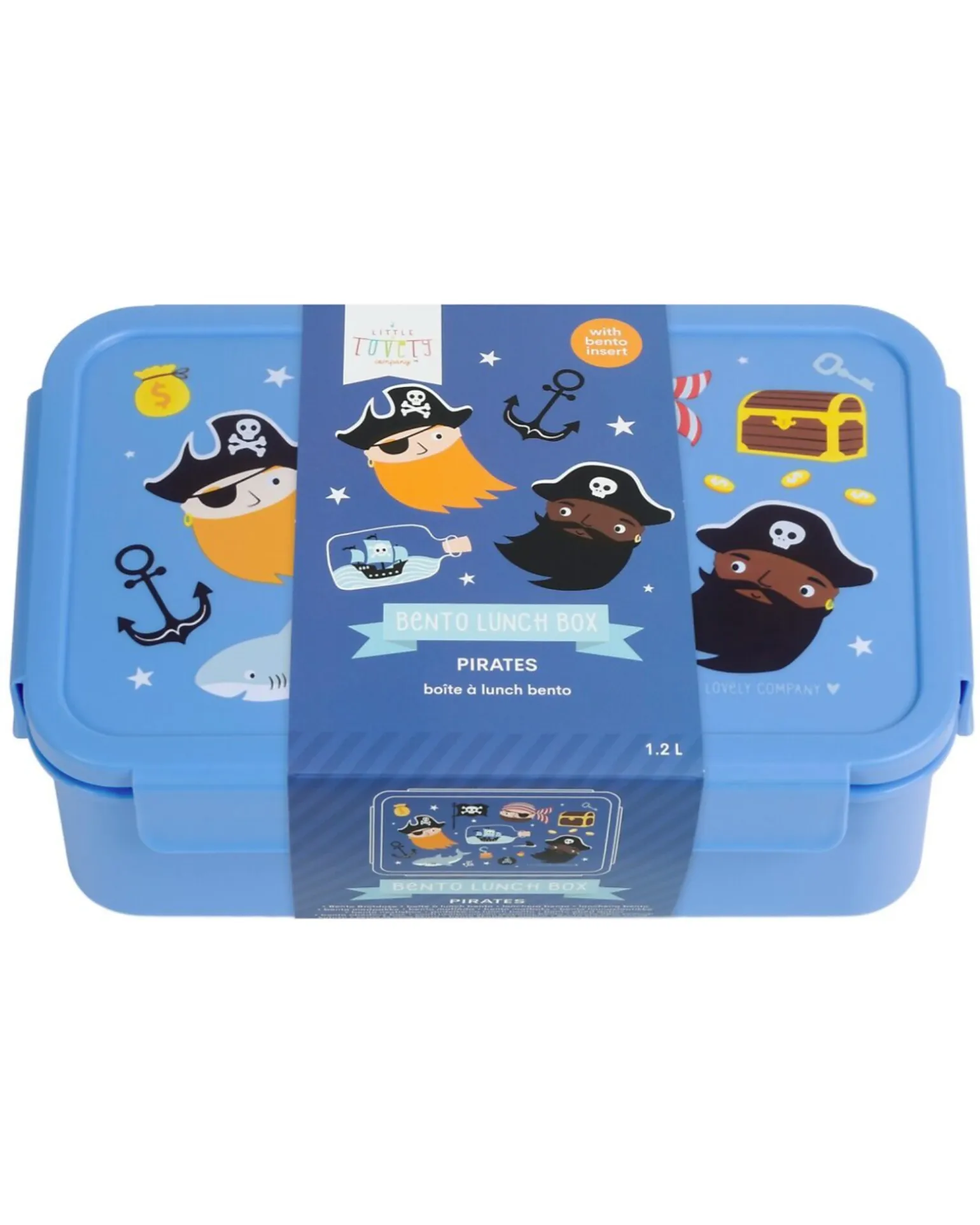 Porta Pranzo Bento - Pirati - Scomparti Estraibili