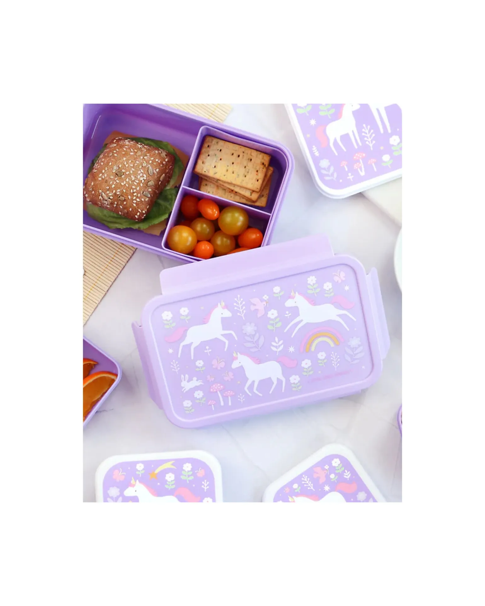 Porta Pranzo Bento - Unicorn Dreams - Scomparti Estraibili