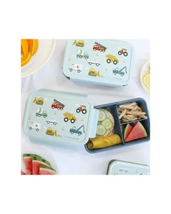 Porta Pranzo Bento - Veicoli - con Scomparti Estraibili