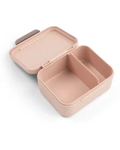 Portapranzo con Divisorio - Tiny Farm - Cipria - 13 x 11 x 6 cm - 100% PP Alimentare