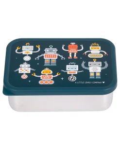 Porta Pranzo in Acciaio - Robot - 17.5 x 6 x 12.5 cm