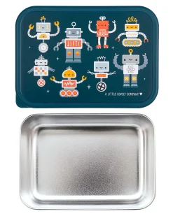 Porta Pranzo in Acciaio - Robot - 17.5 x 6 x 12.5 cm
