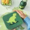 Porta Pranzo 3 Scomparti - Dinosauro - 17 x 5 x 18 cm