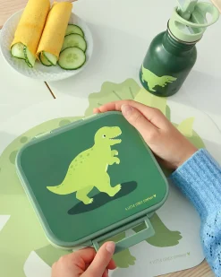 Porta Pranzo 3 Scomparti - Dinosauro - 17 x 5 x 18 cm