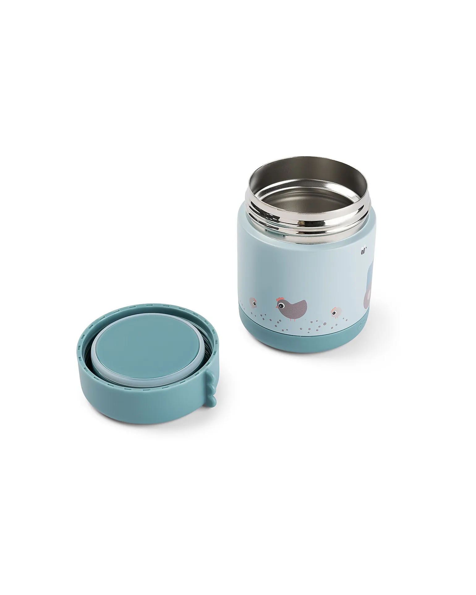 Porta Pranzo Termico - Tiny Farm - Blu - 300ml