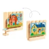 Puzzle In Legno Verticale Casamix - 12 pezzi - 3+ anni
