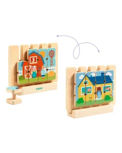 Puzzle In Legno Verticale Casamix - 12 pezzi - 3+ anni