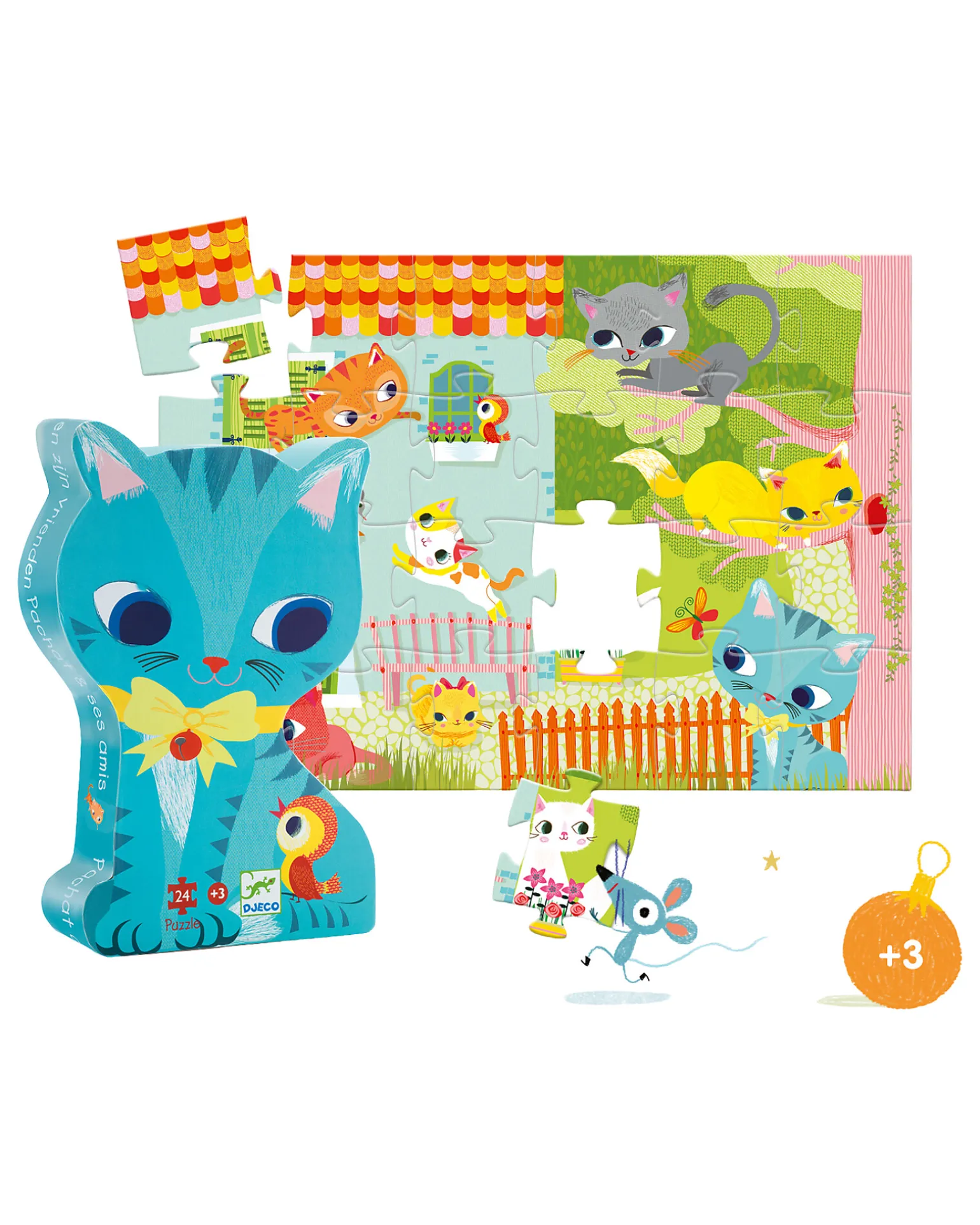 Puzzle Pachat e i suoi Amici - 24 pezzi - 3+ anni
