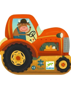 Puzzle Trattore - 16 Pezzi Sagomati